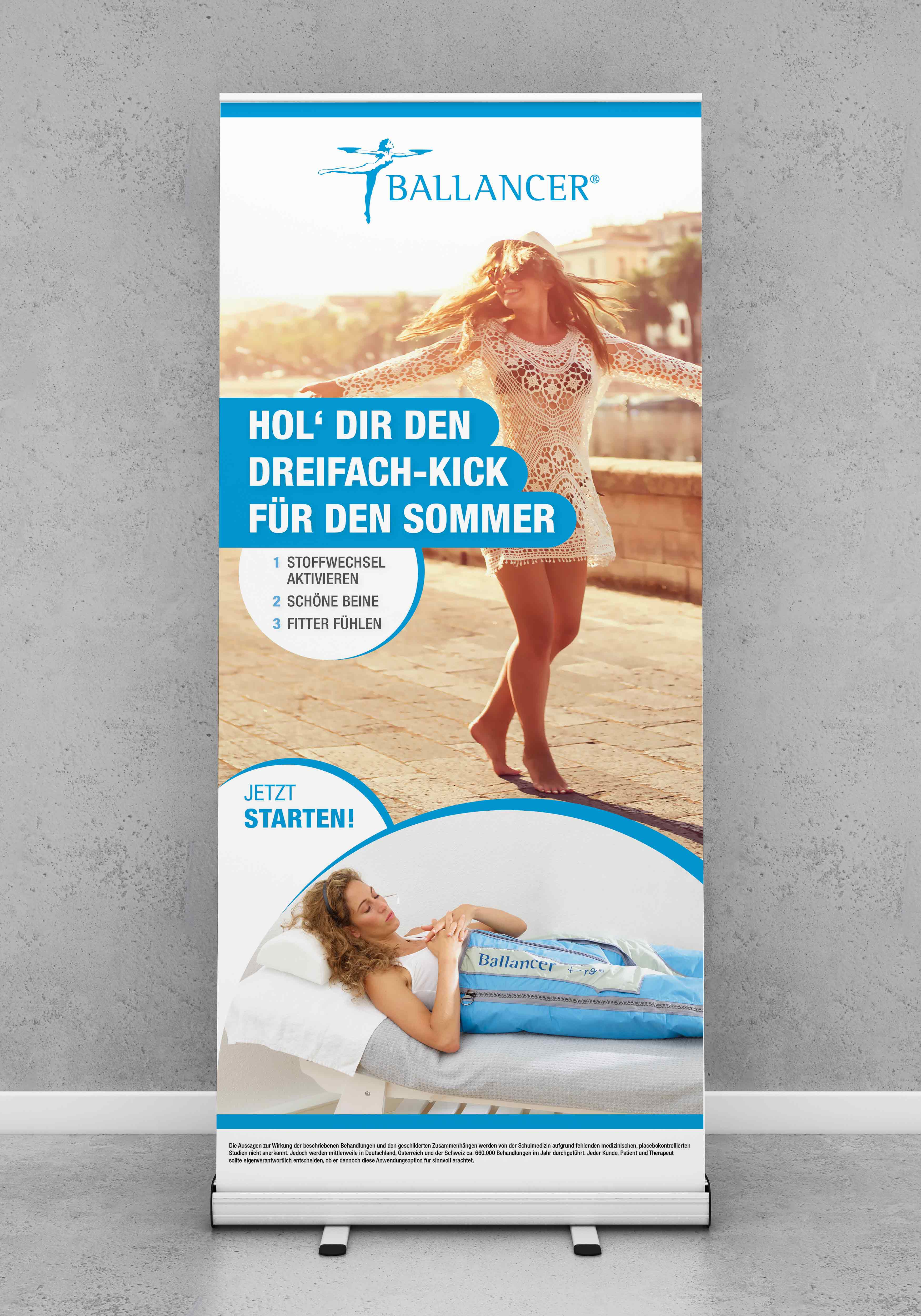 Roll-Up Kampagne "Dreifach-Kick für den Sommer"