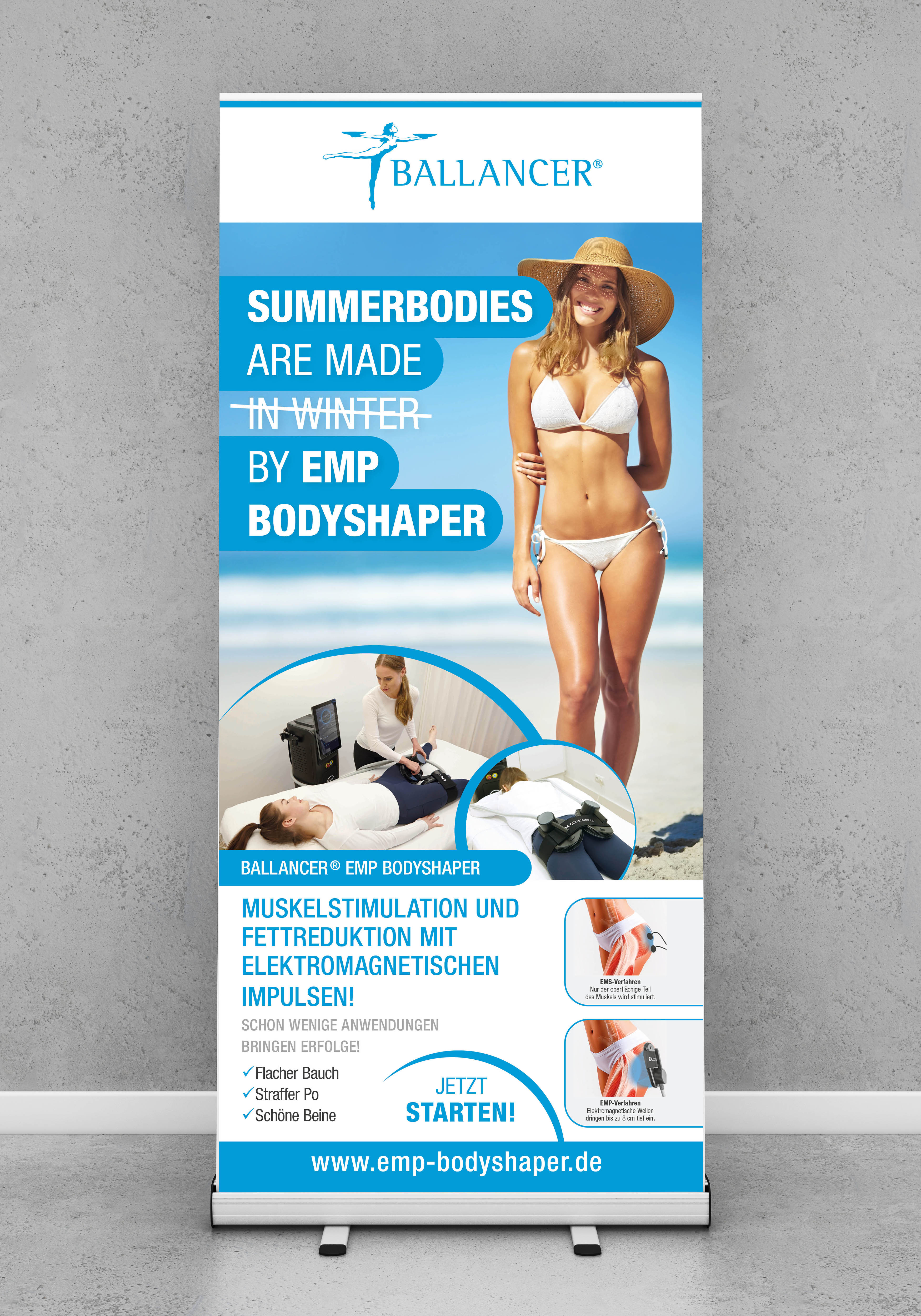 Roll-Up Kampagne EMP Bodyshaper "Summerbodies ..."