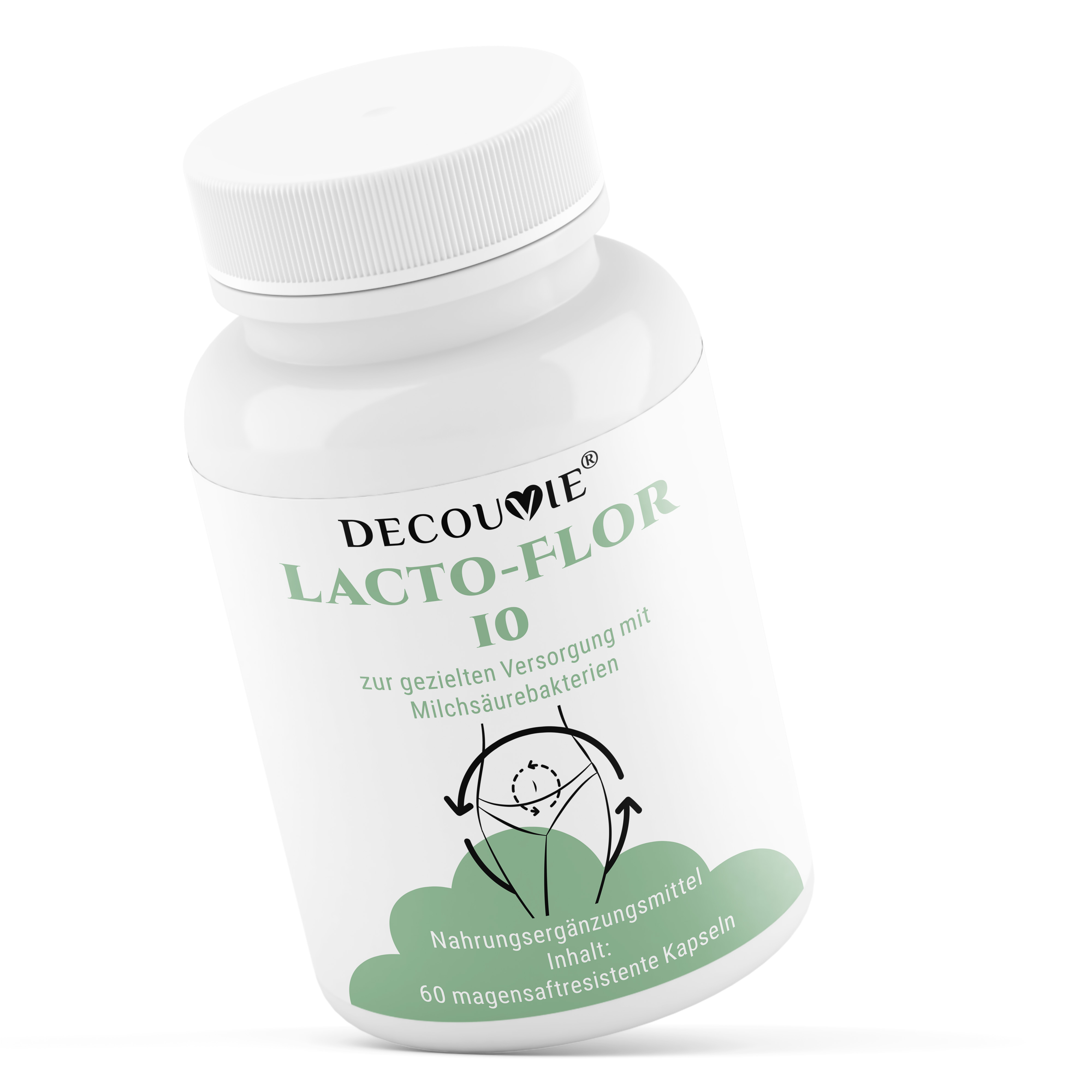 Lacto-Flor 10, zur Unterstützung der probiotischen Darmregulierung, 60 Kapseln
