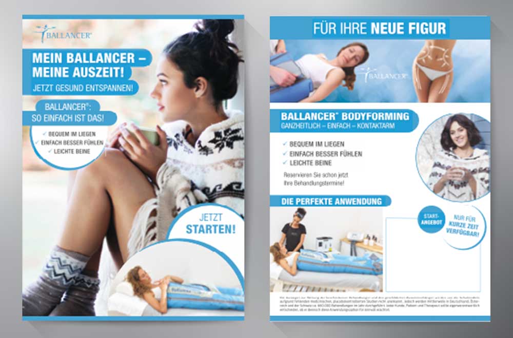 Flyer Kampagne "Mein Ballancer – Meine Auszeit"