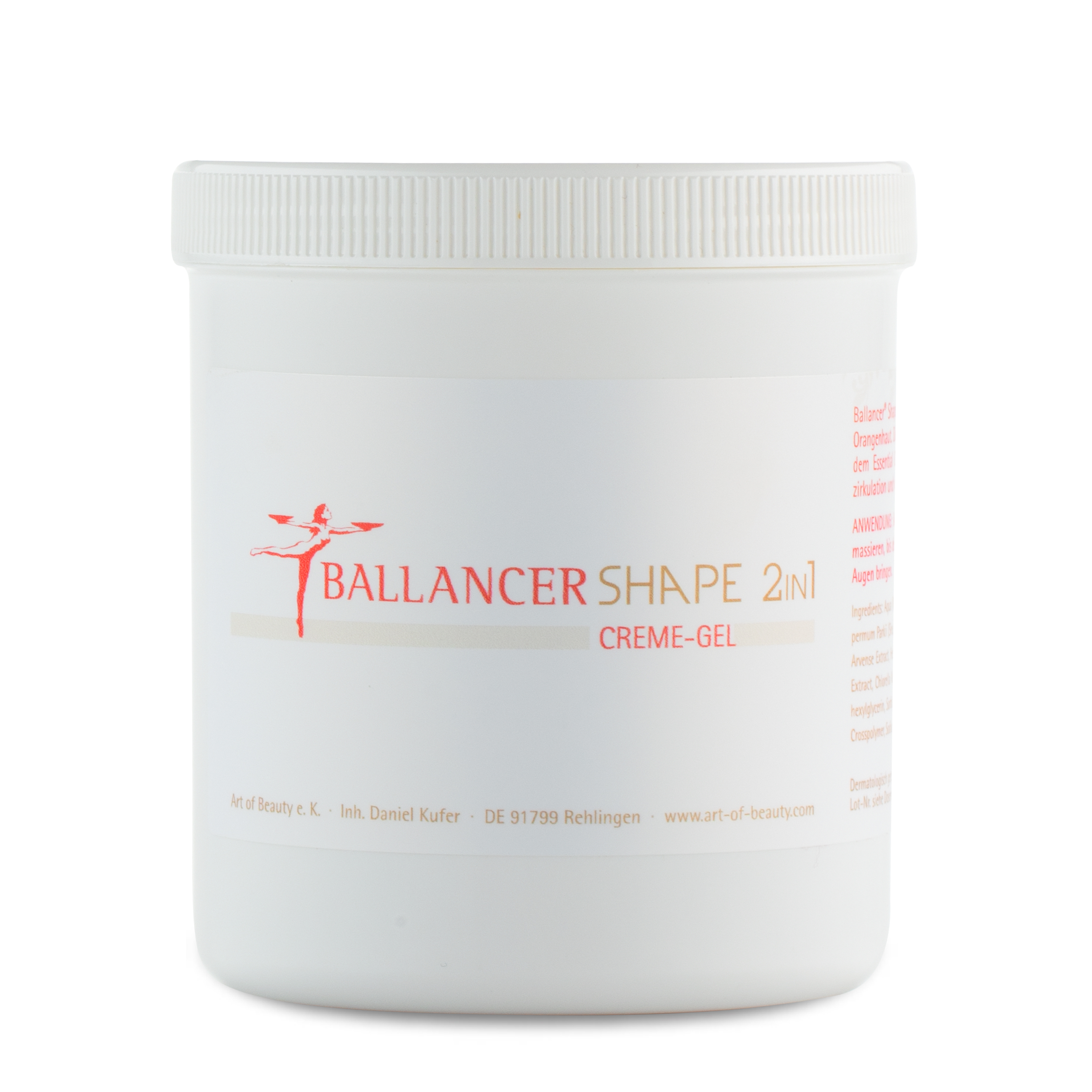Ballancer® 2in1 Shape CremeGel 500 ml Kabinettware Dose