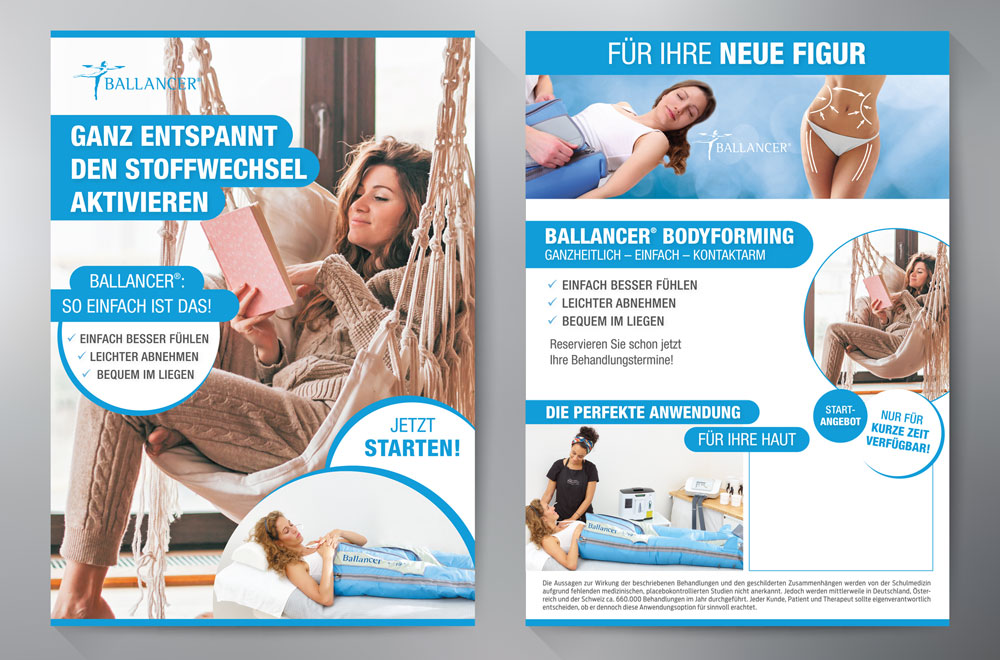 Flyer Kampagne "Ganz entspannt den Stoffwechsel aktivieren!" 